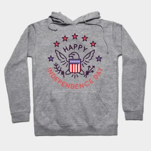 Independence Day american flag Hoodie